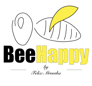 BeeHappy by Felix - Logo schwarz freigestellt