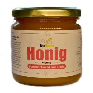 Sommertracht mit Linde cremig BeeHappy Honig